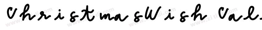 ChristmasWish Callig字体转换